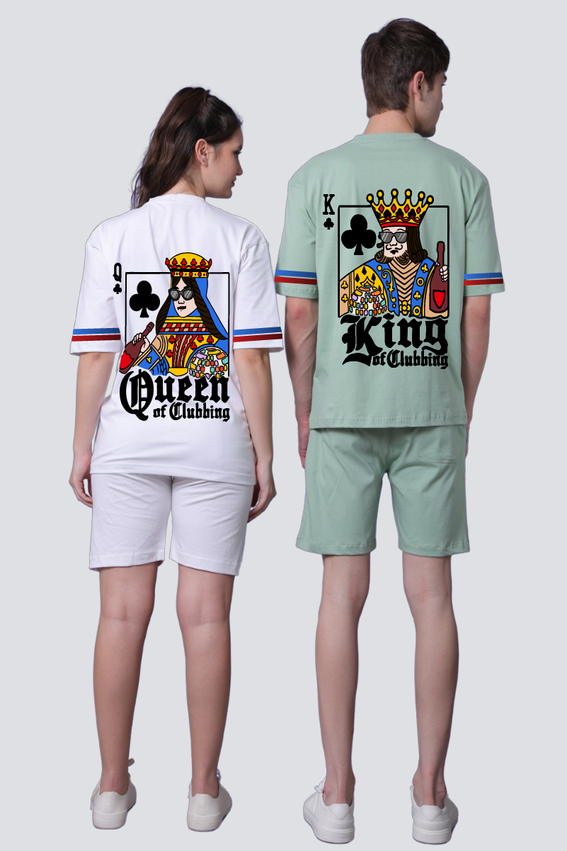 King and Queen of Clubbing Co-Ord Sets (Pack of 2)