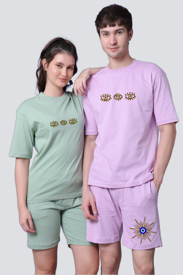 Mystic Eye Printed Couple Co-Ord Sets (Pack of 2)