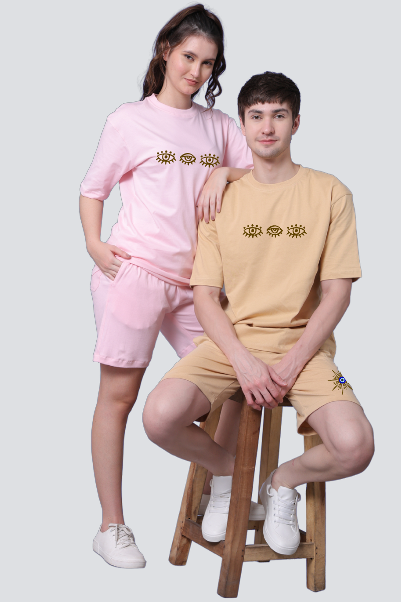 Mystic Eye Printed Couple Co-Ord Sets (Pack of 2)