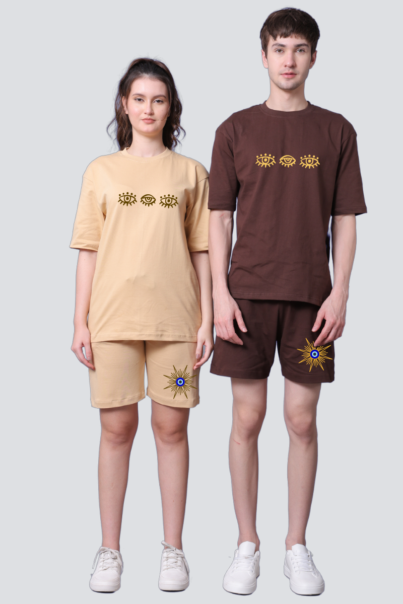 Mystic Eye Printed Couple Co-Ord Sets (Pack of 2)