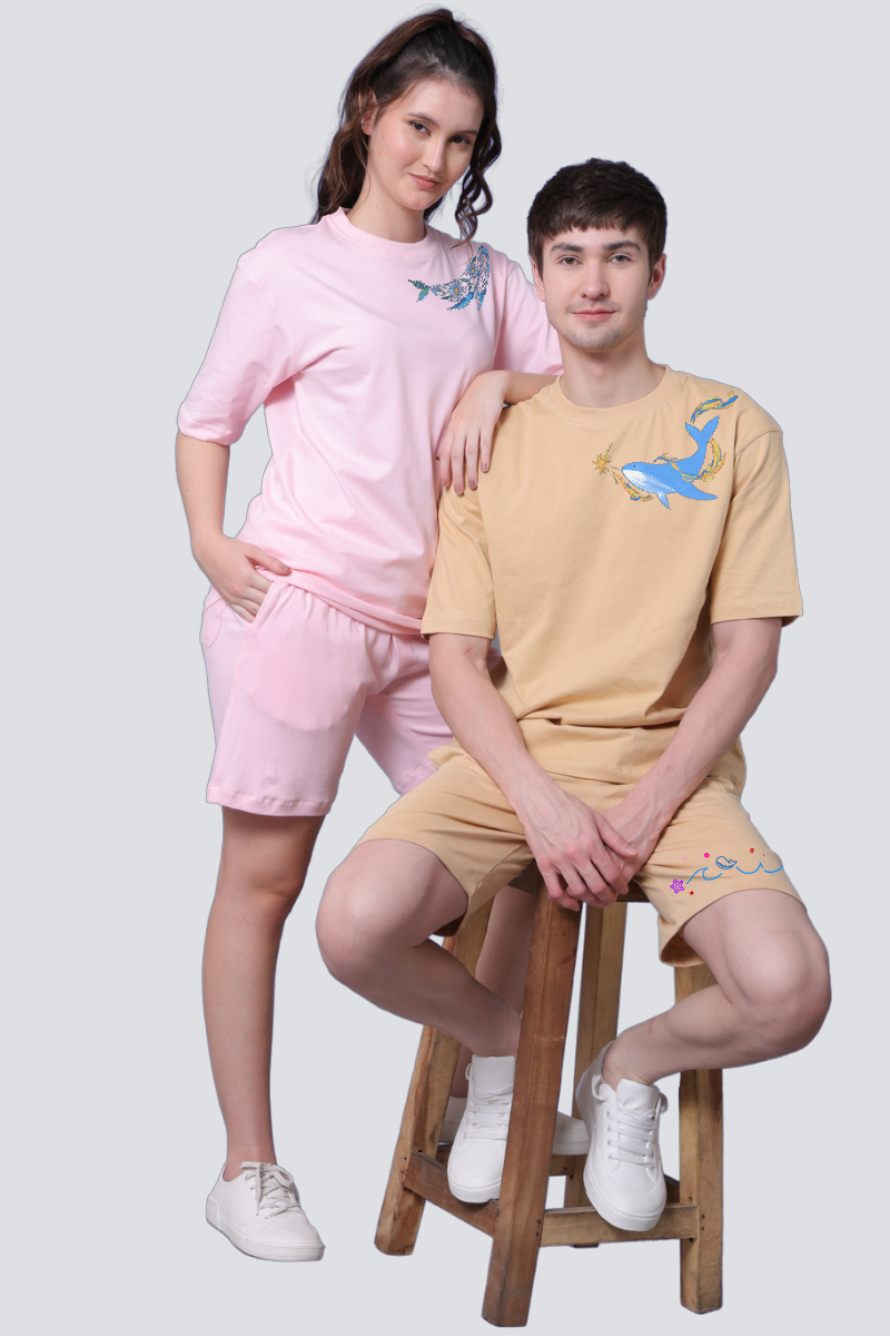 Ocean Bliss Couple Co-Ord Sets (Pack of 2)