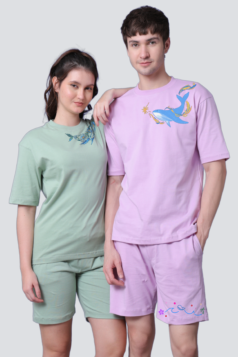 Ocean Bliss Couple Co-Ord Sets (Pack of 2)
