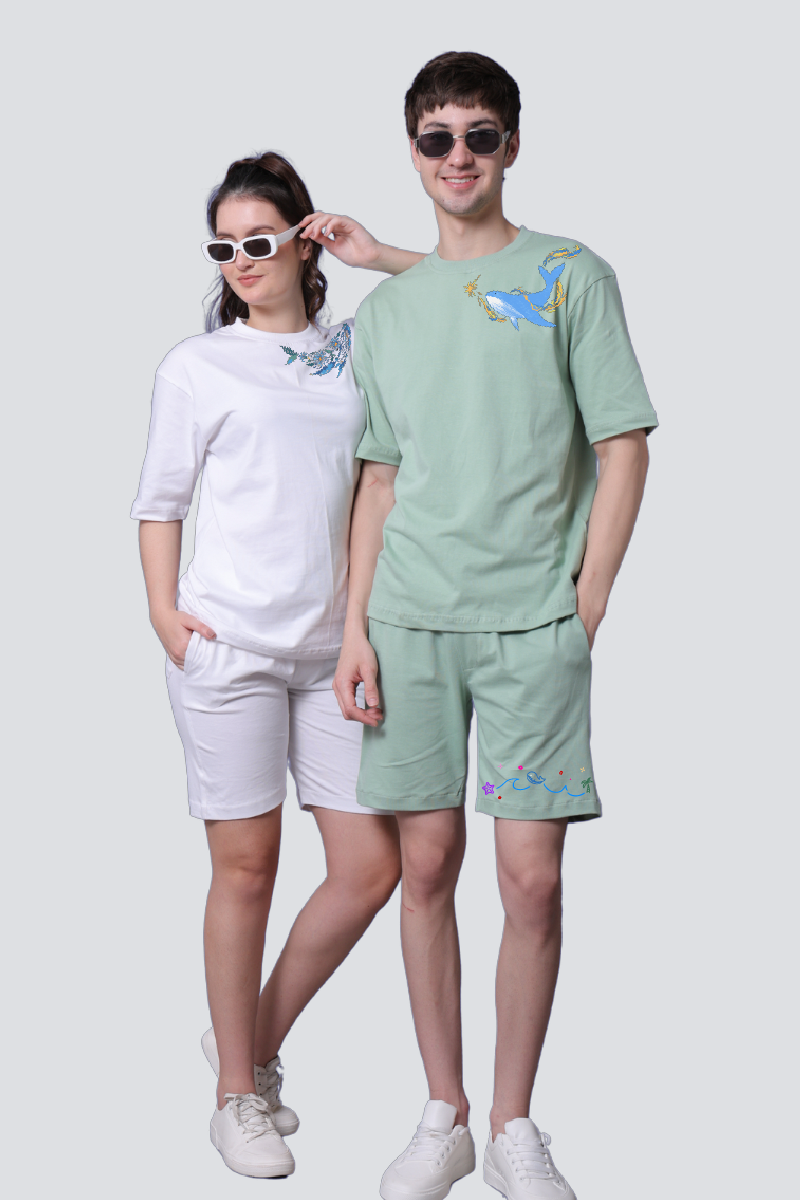 Ocean Bliss Couple Co-Ord Sets (Pack of 2)
