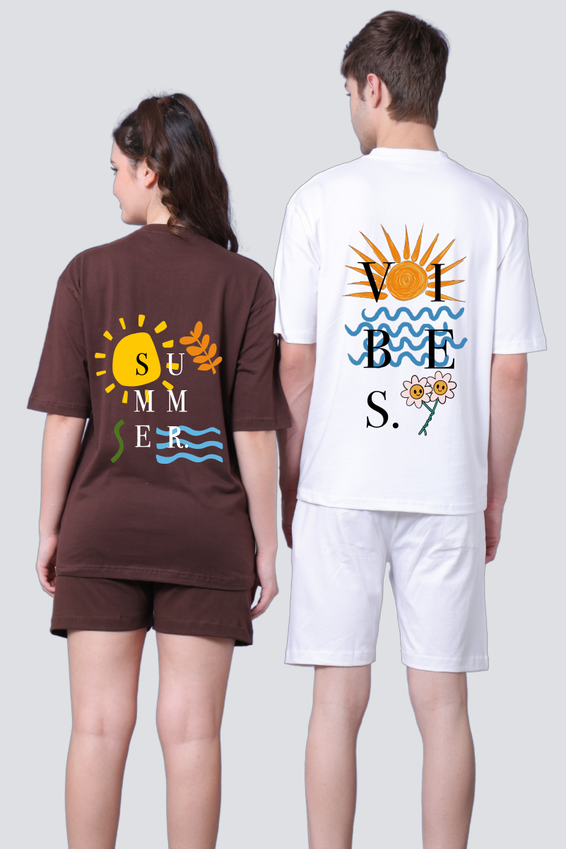 Summer Vibes Couple Co-Ord Sets (Pack of 2)