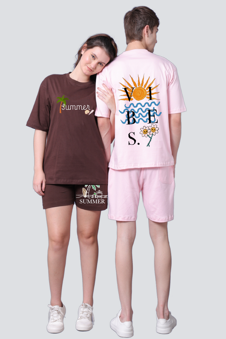 Summer Vibes Couple Co-Ord Sets (Pack of 2)