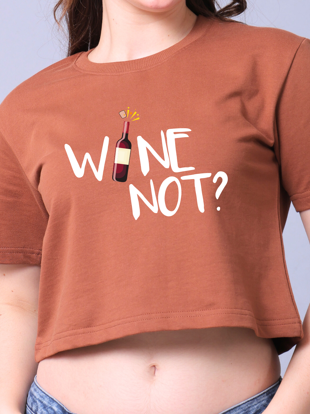 Wine Not Women Crop Top