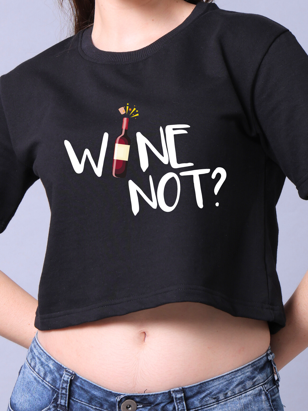 Wine Not Women Crop Top