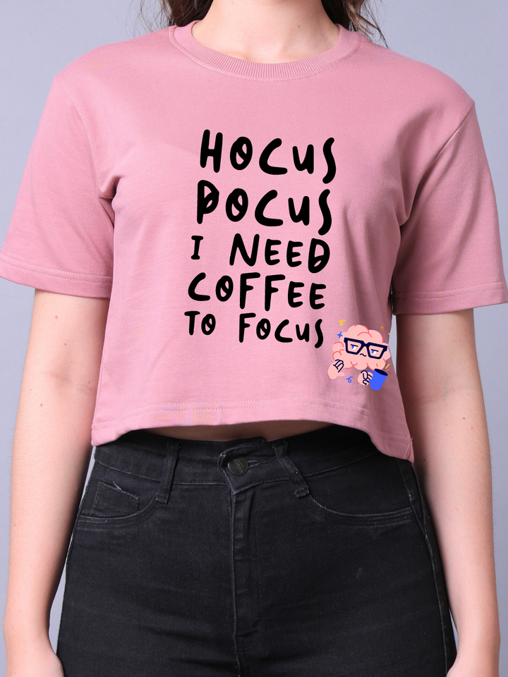 Focus Pink Crop Top
