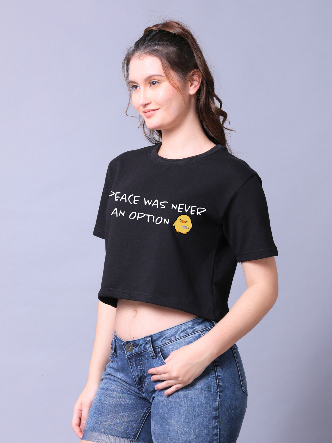 Peace Women Crop Top