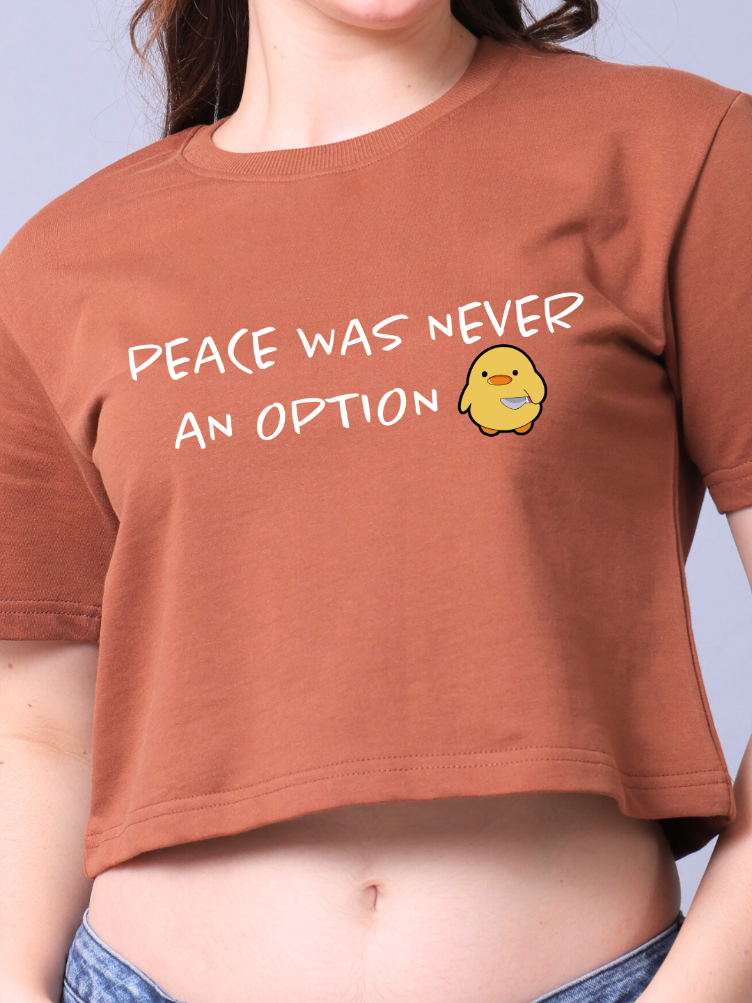 Peace Women Crop Top