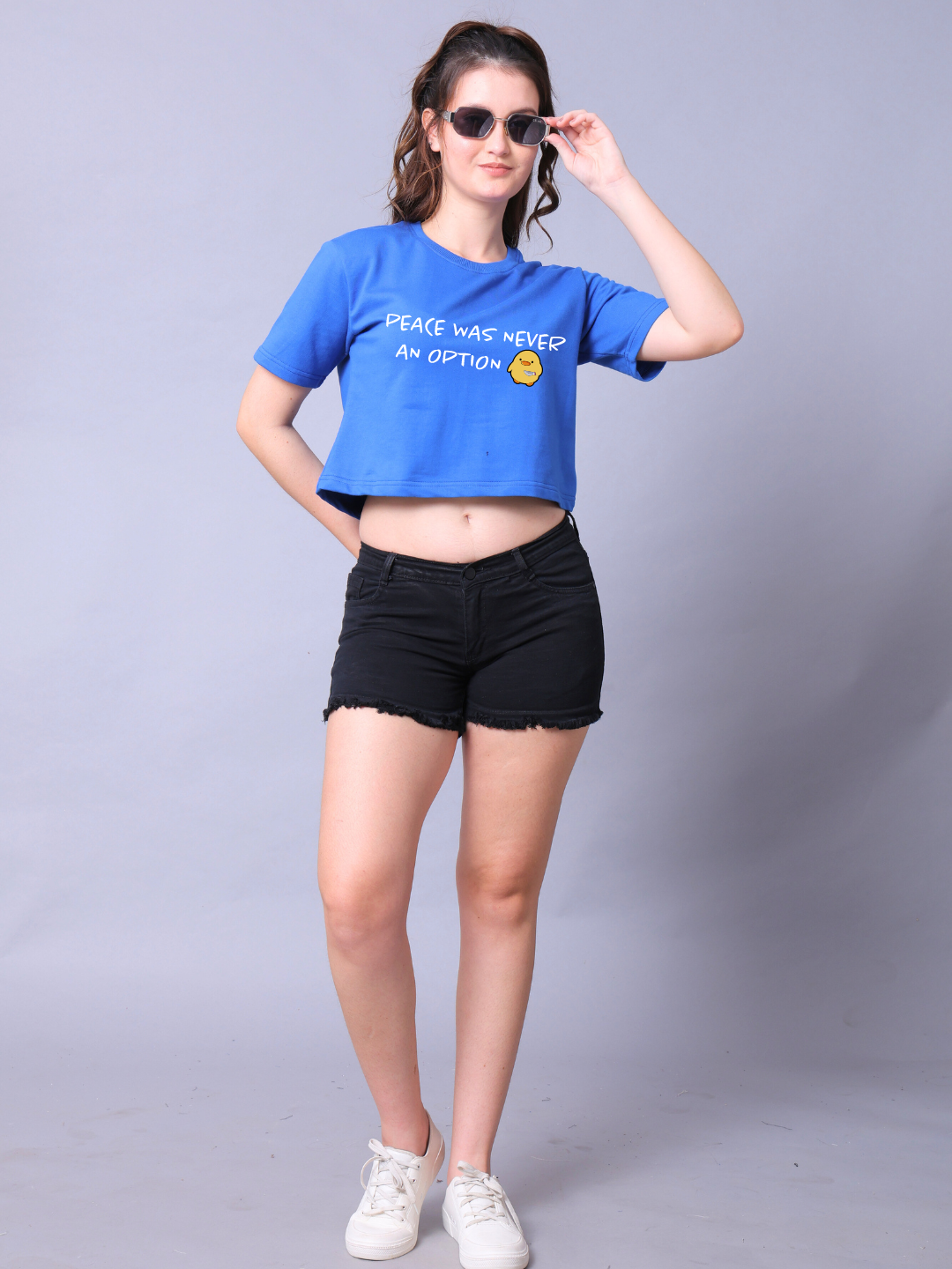 Peace Women Crop Top