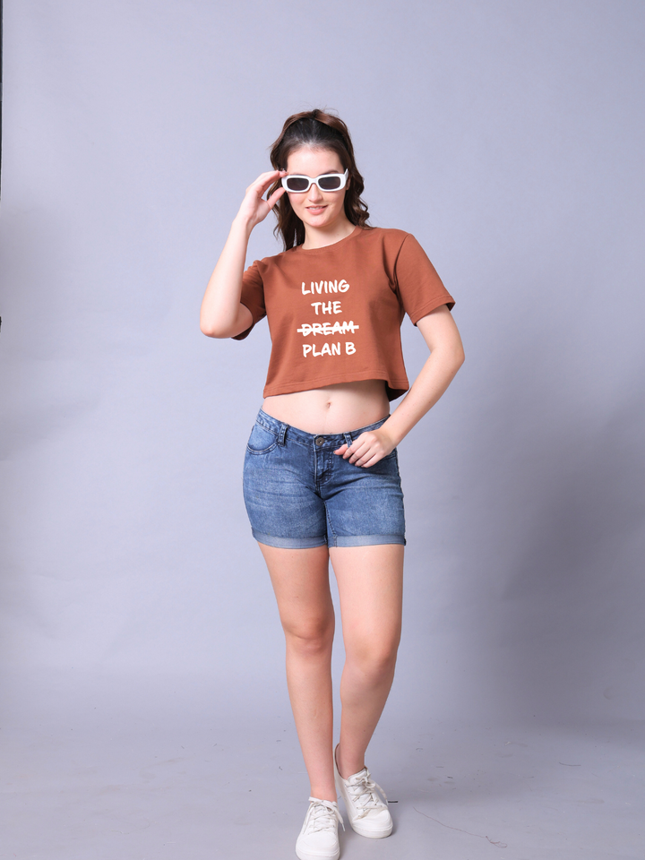 Plan B Women Crop Top