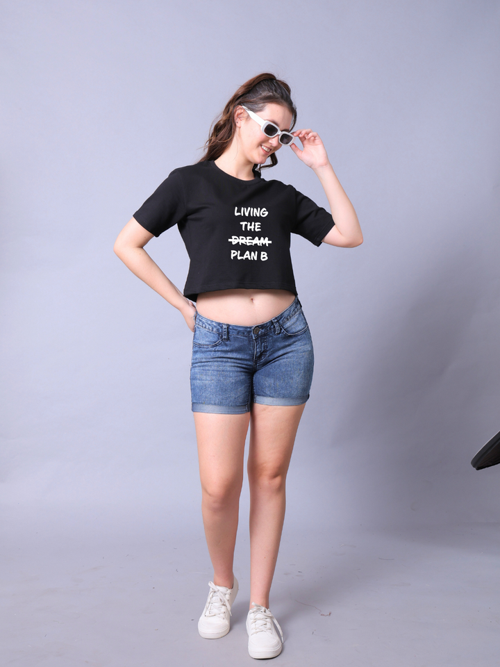 Plan B Women Crop Top