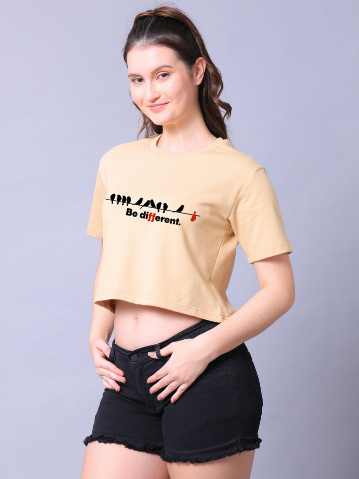 Be Different Women Crop Top