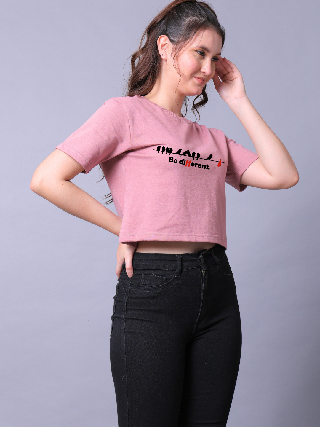 Be Different Women Crop Top