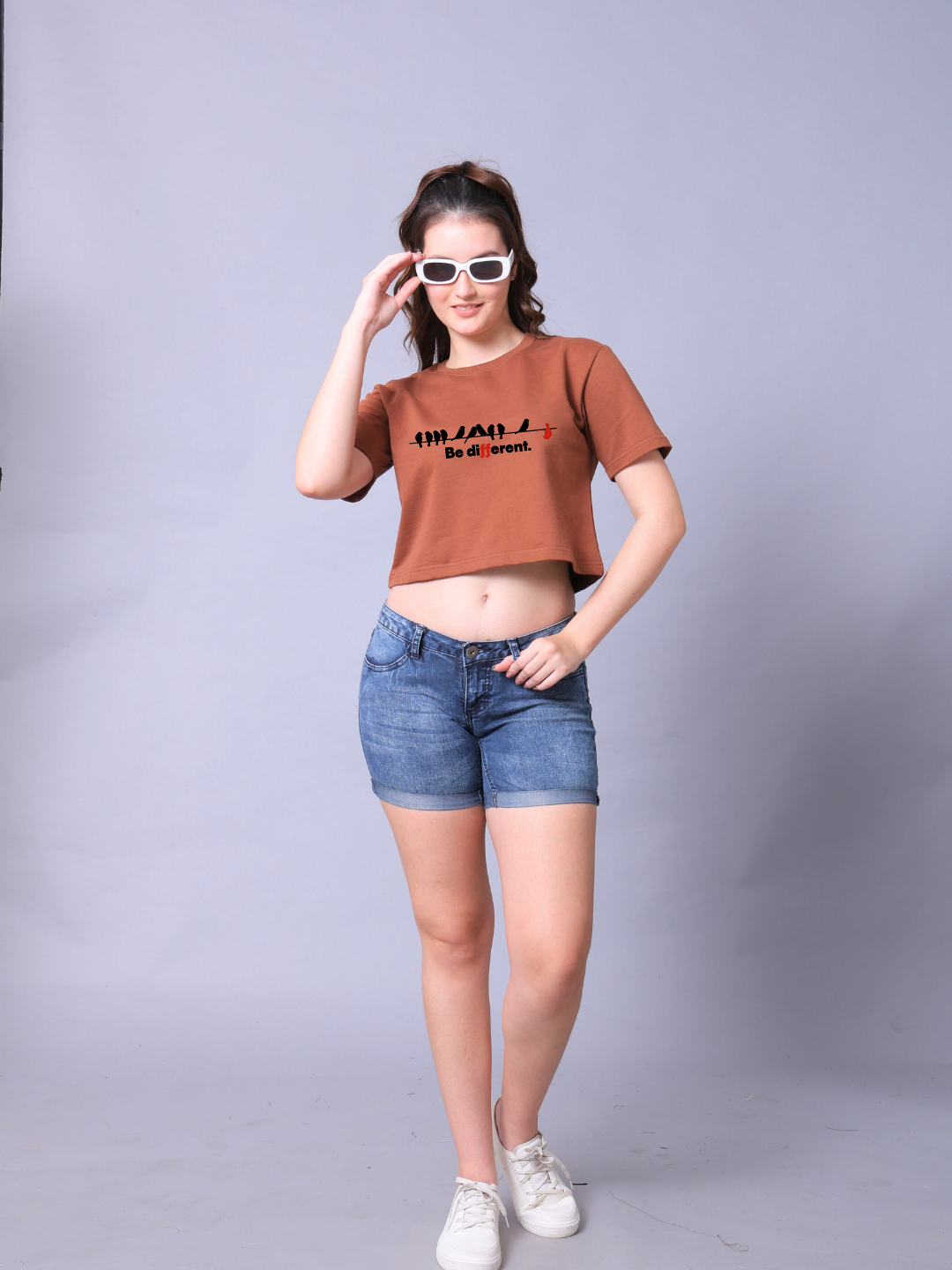 Be Different Women Crop Top