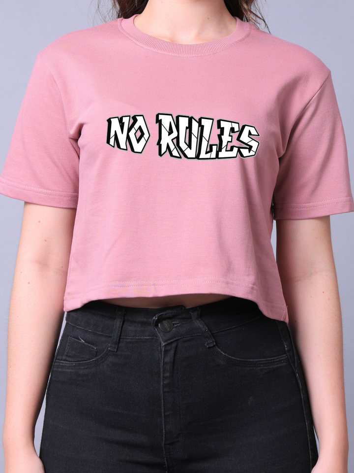 No Rules Women Crop Top