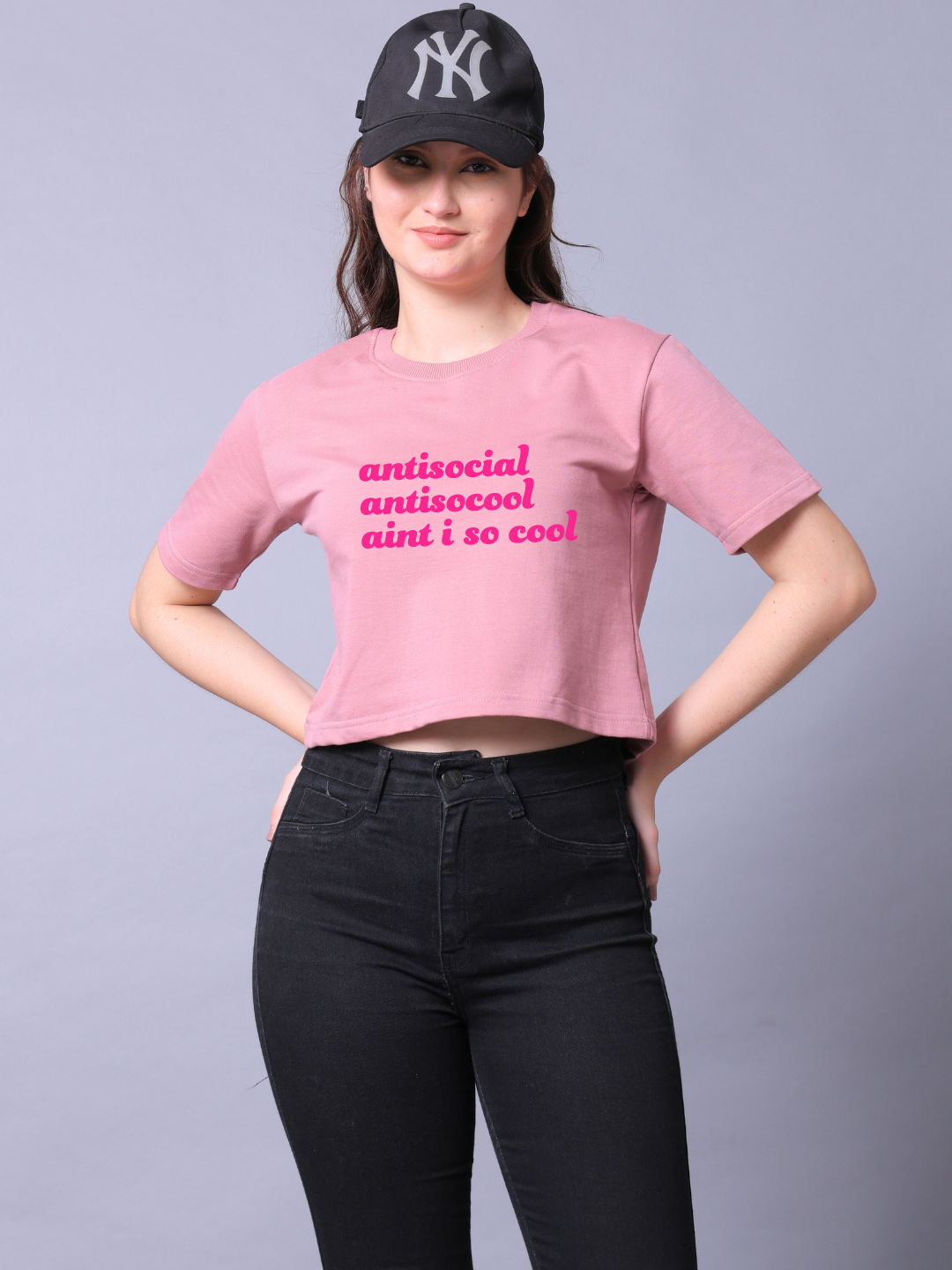 Antisocial Women Crop Top