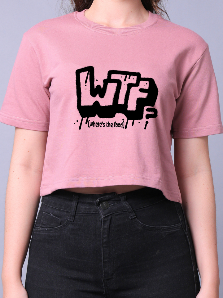 WTF Pink Crop Top