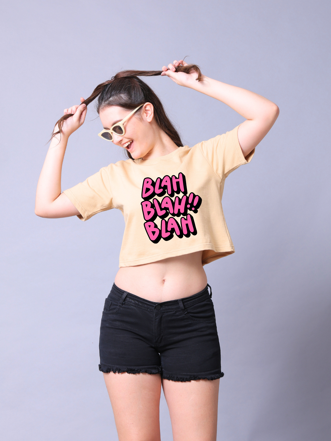 Blah Blah Women Crop Top