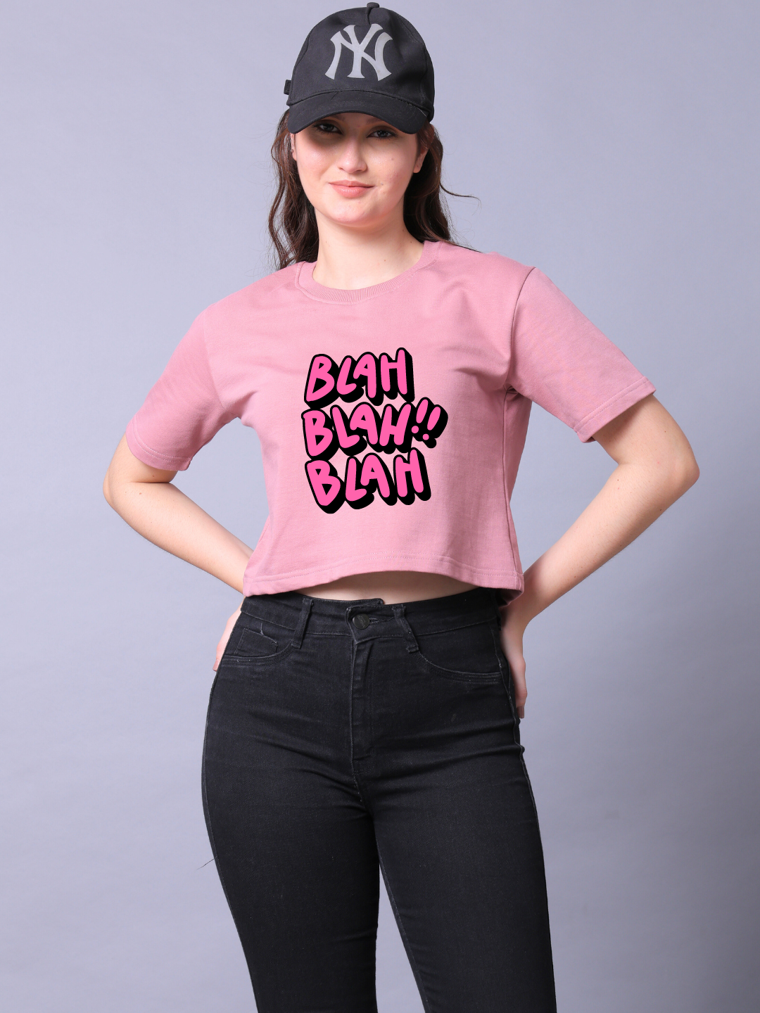 Blah Blah Women Crop Top