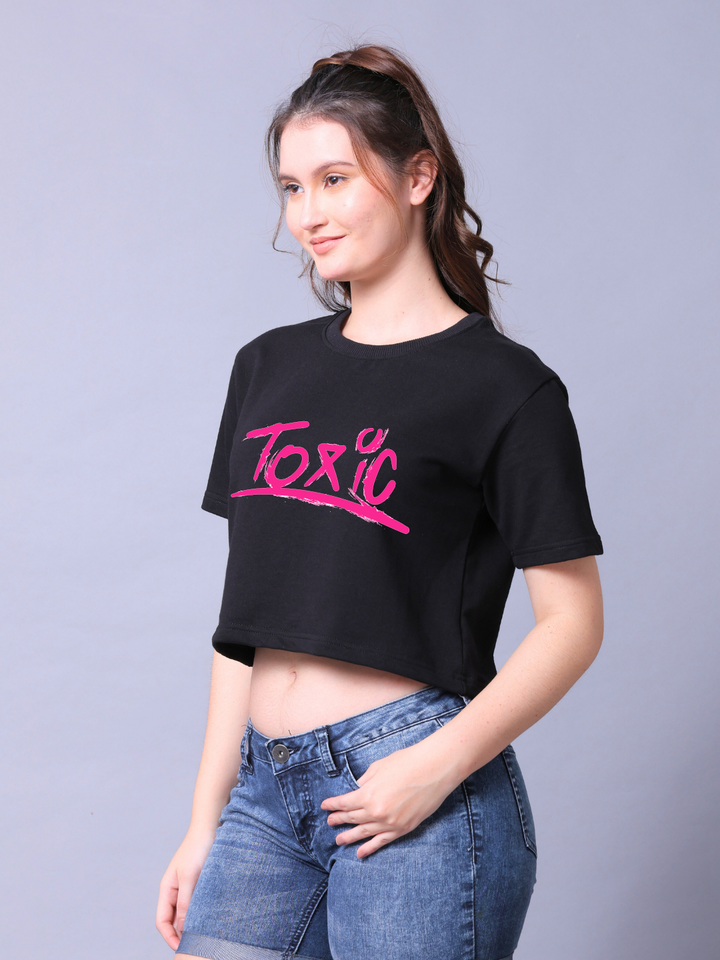 Toxic Women Crop Top