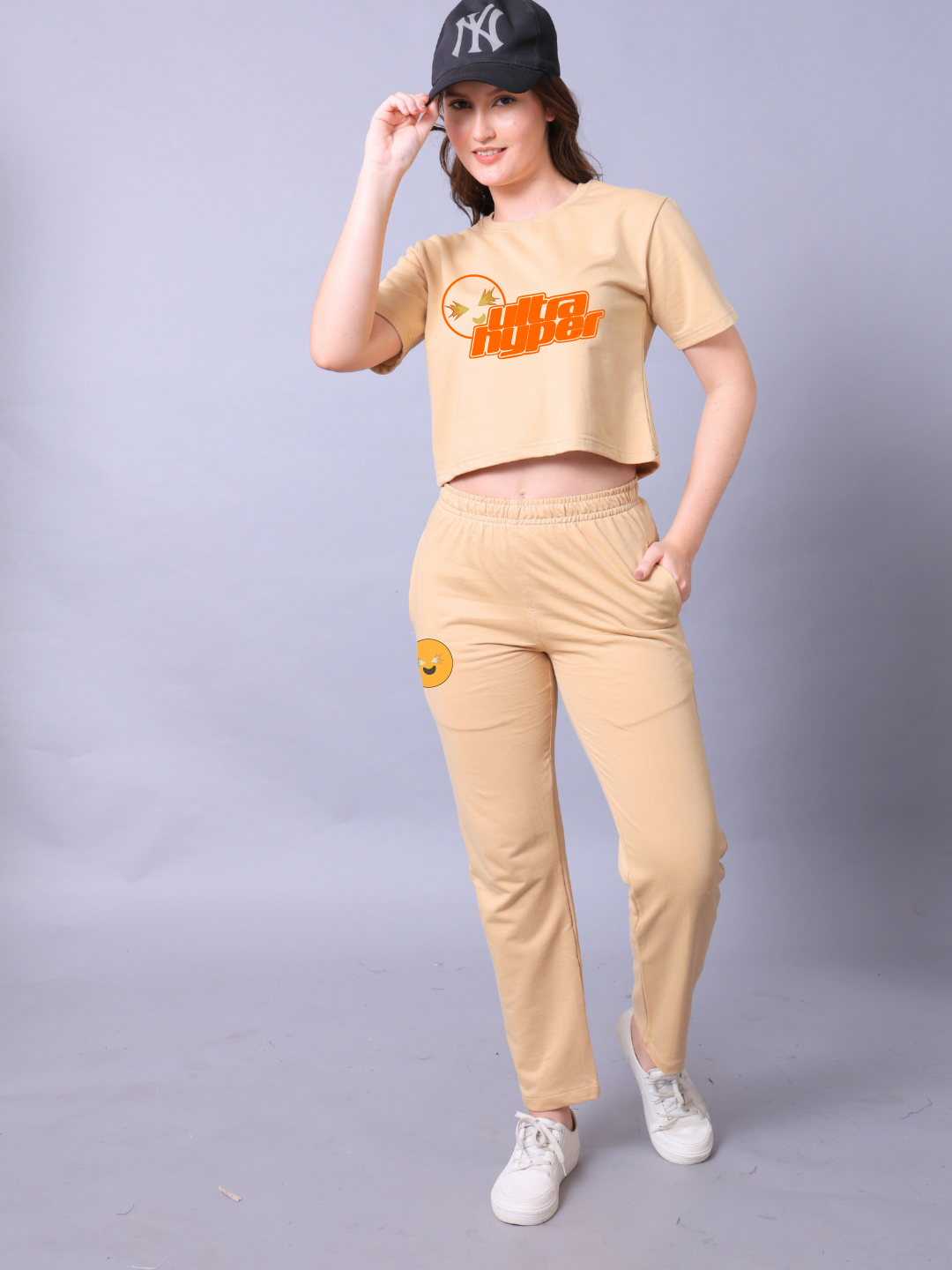 Ultra Hyper Women Co-Ord Set - Crop Top with Joggers