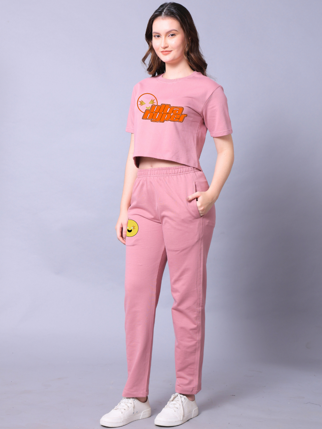 Ultra Hyper Women Co-Ord Set - Crop Top with Joggers