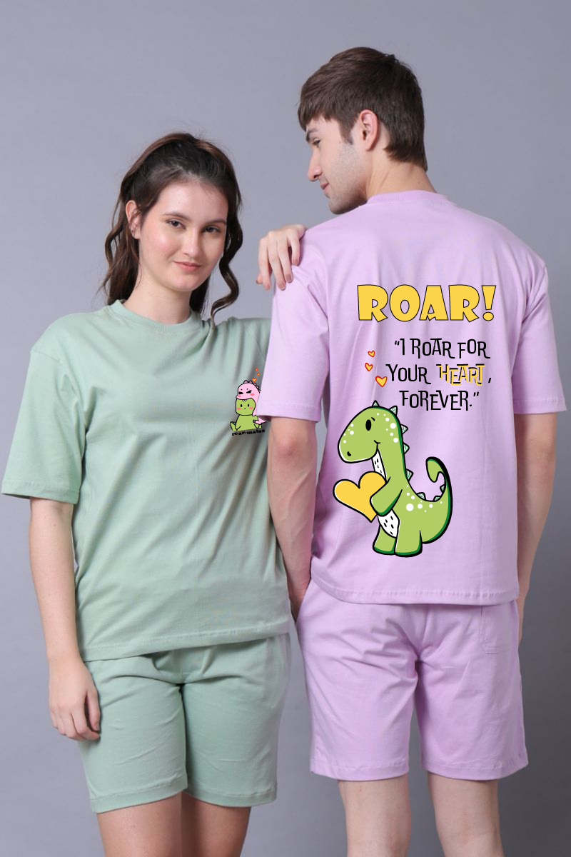 Roar Couple Oversized Couple Tees - Pack of 2