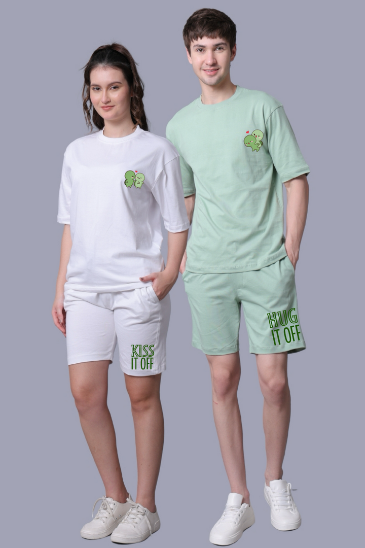 Hug It Off Printed Couple Co-Ord Sets (Pack of 2)
