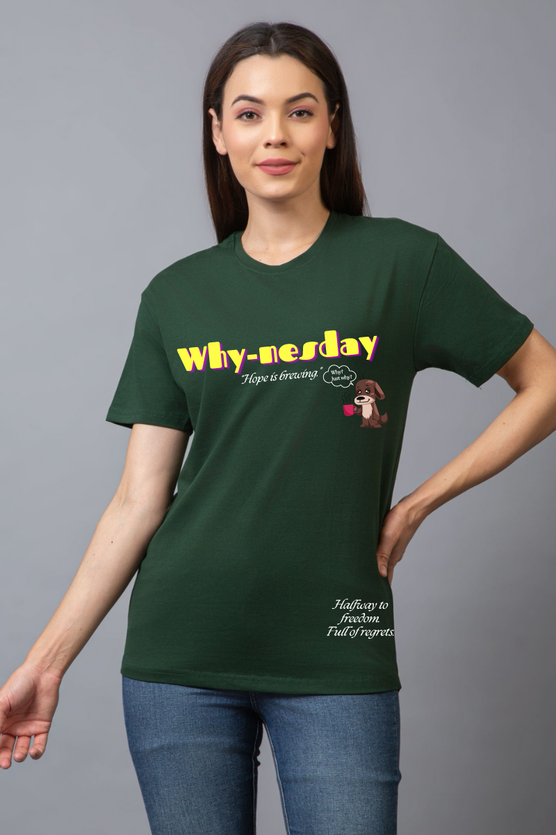 Why-Nesday Regular Fit Unisex Tee