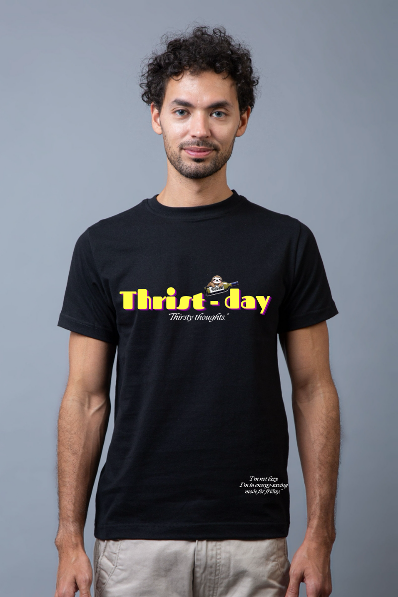 Thirst-day Regular Fit Unisex Tee