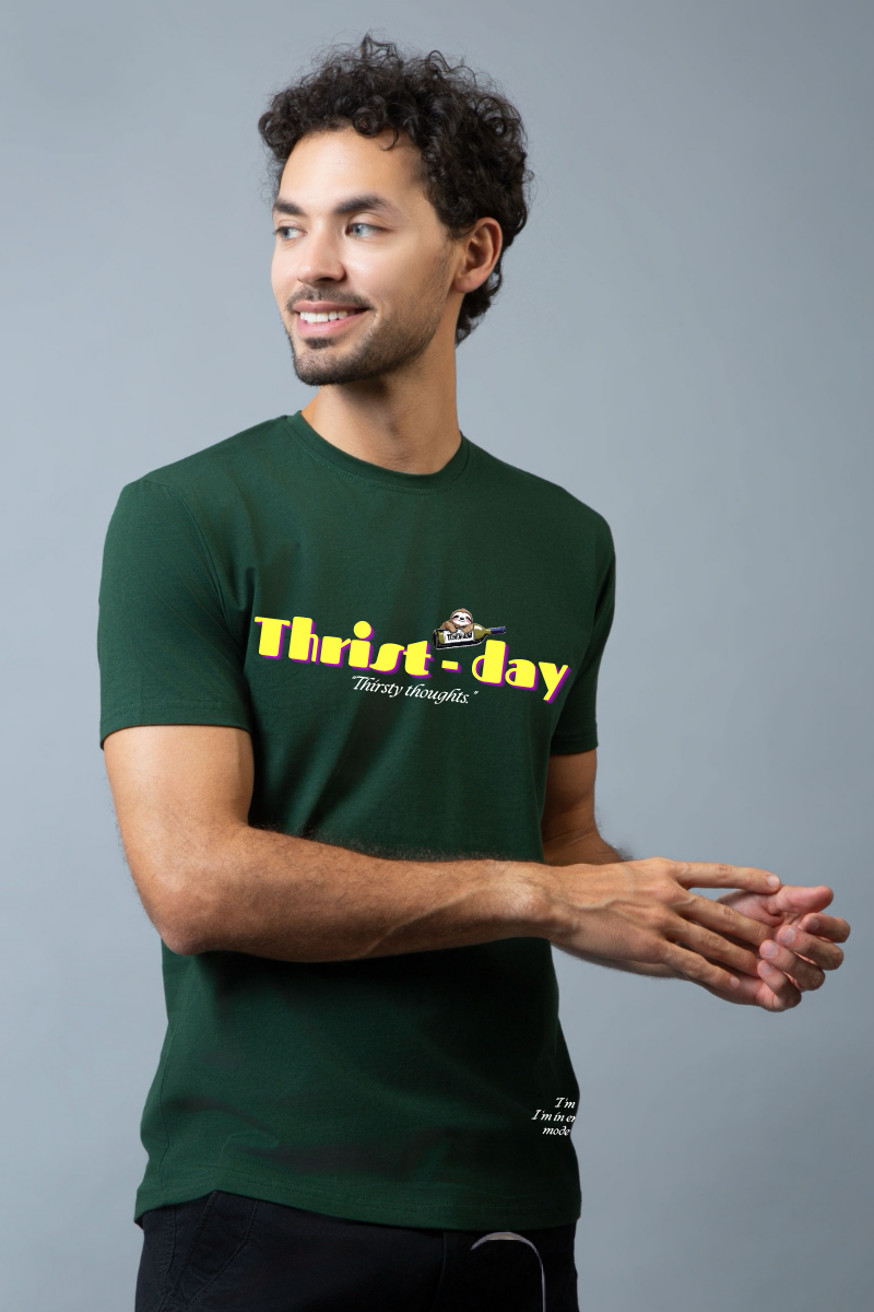 Thirst-day Regular Fit Unisex Tee