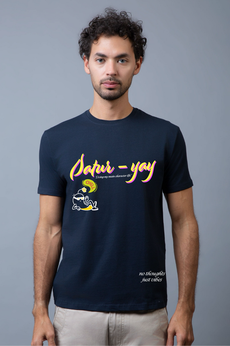 Saturyay Regular Fit Unisex Tee