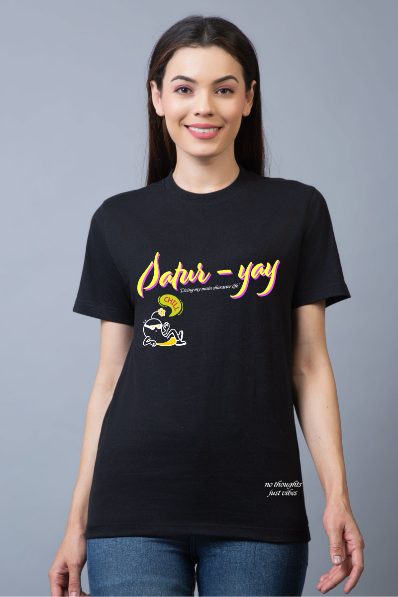 Saturyay Regular Fit Unisex Tee