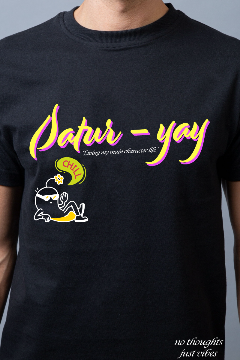Saturyay Regular Fit Unisex Tee