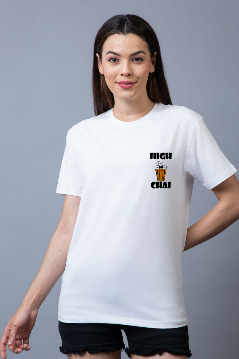 High On Chai Regular Fit Unisex Tee