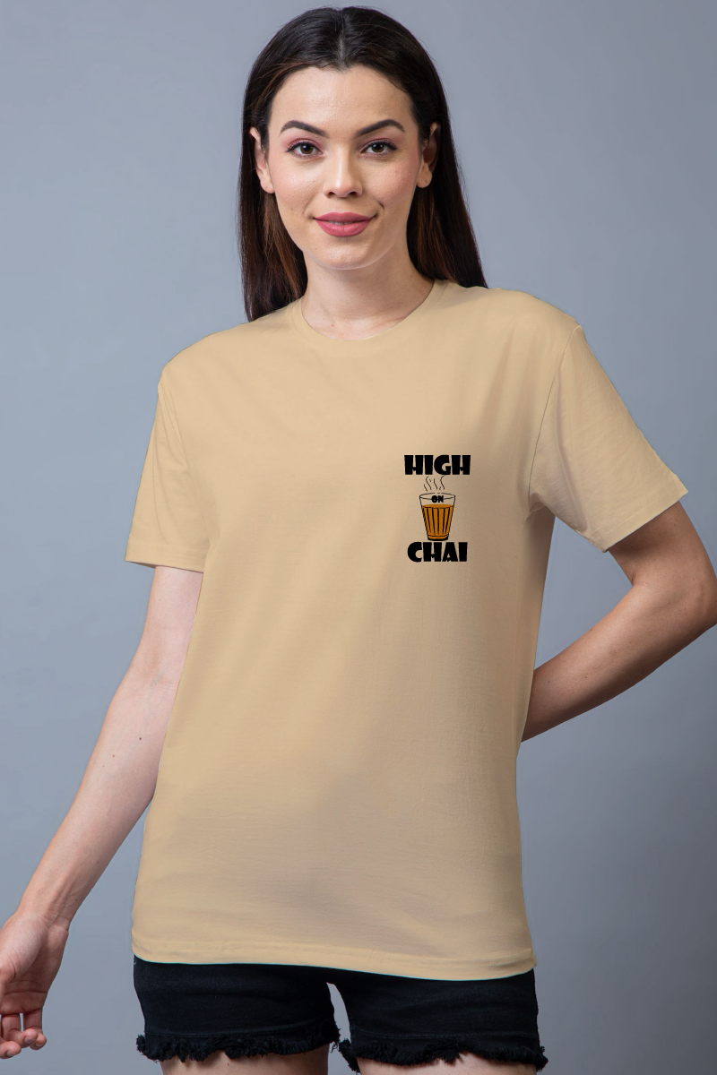 High On Chai Regular Fit Unisex Tee