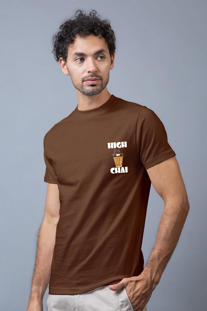 High On Chai Regular Fit Unisex Tee