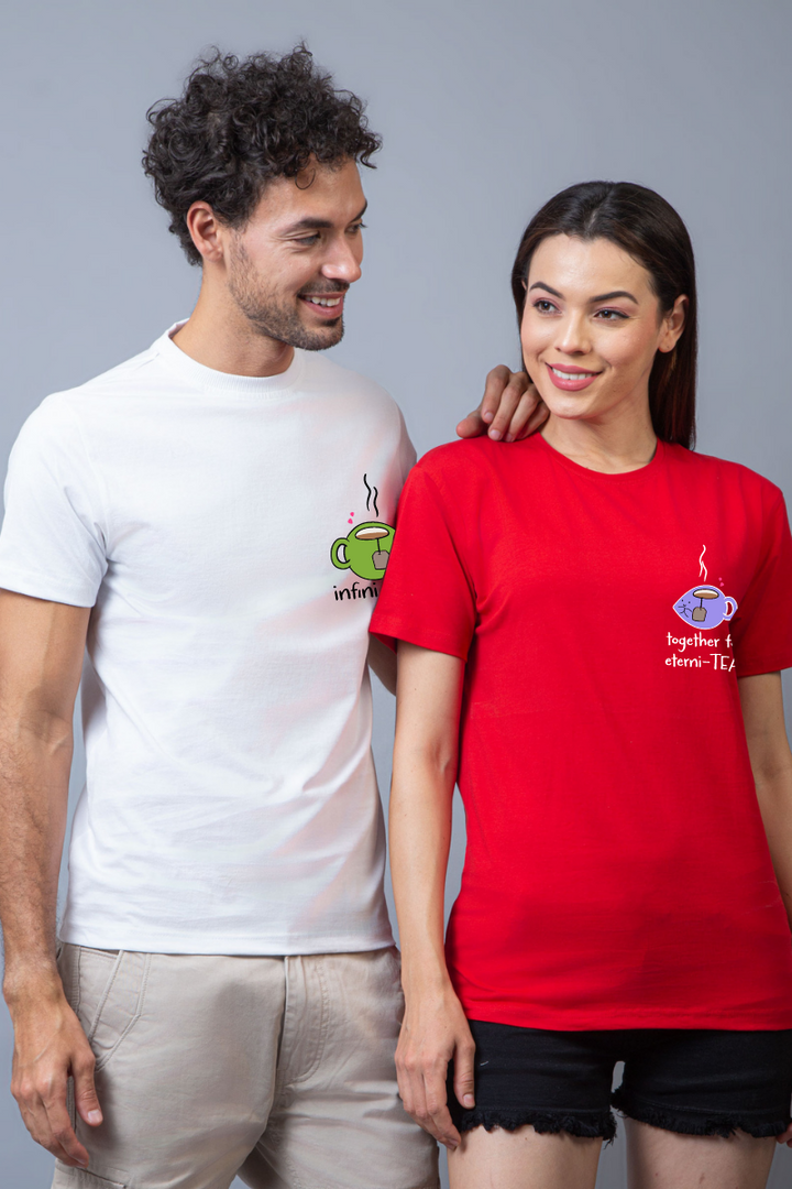 Infini-teas Couple Unisex Tees - Pack of 2