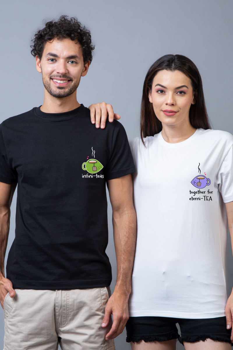 Infini-teas Couple Unisex Tees - Pack of 2