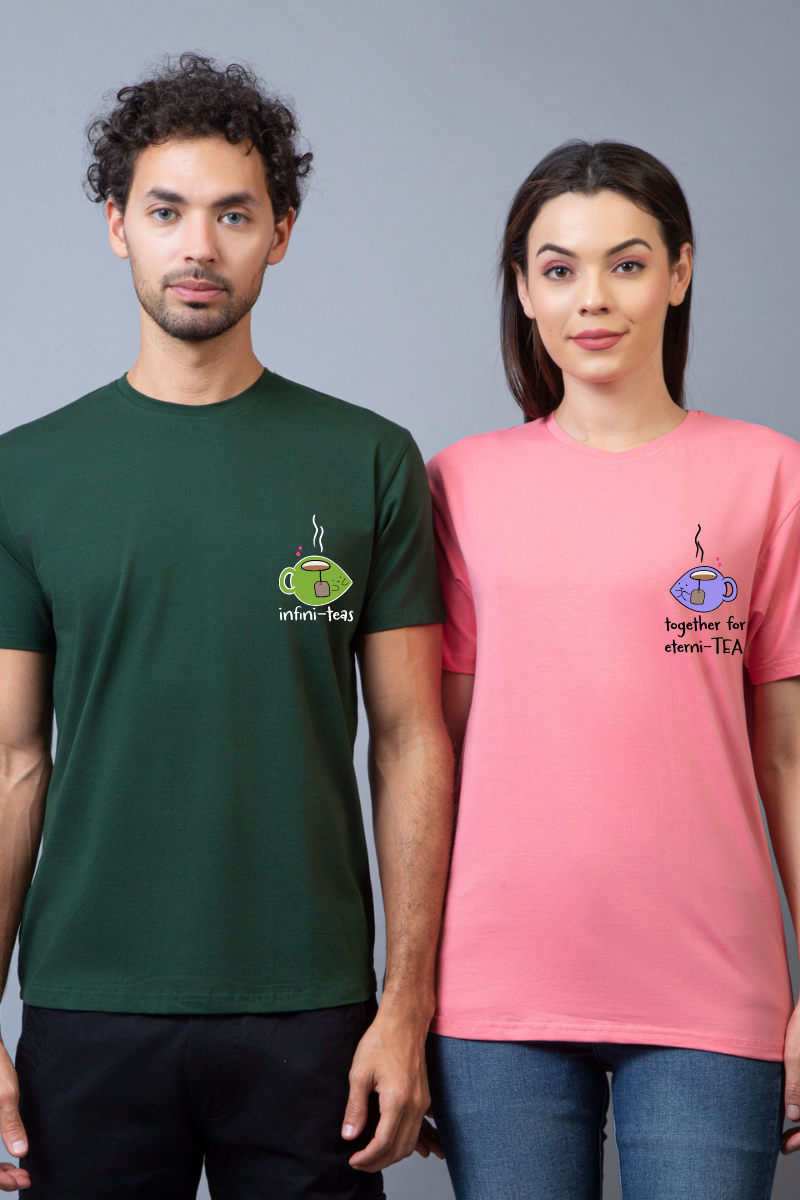 Infini-teas Couple Unisex Tees - Pack of 2