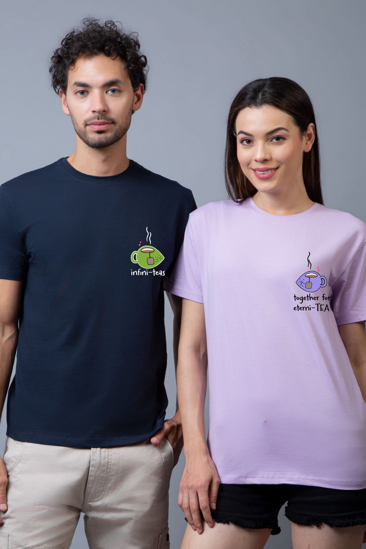 Infini-teas Couple Unisex Tees - Pack of 2