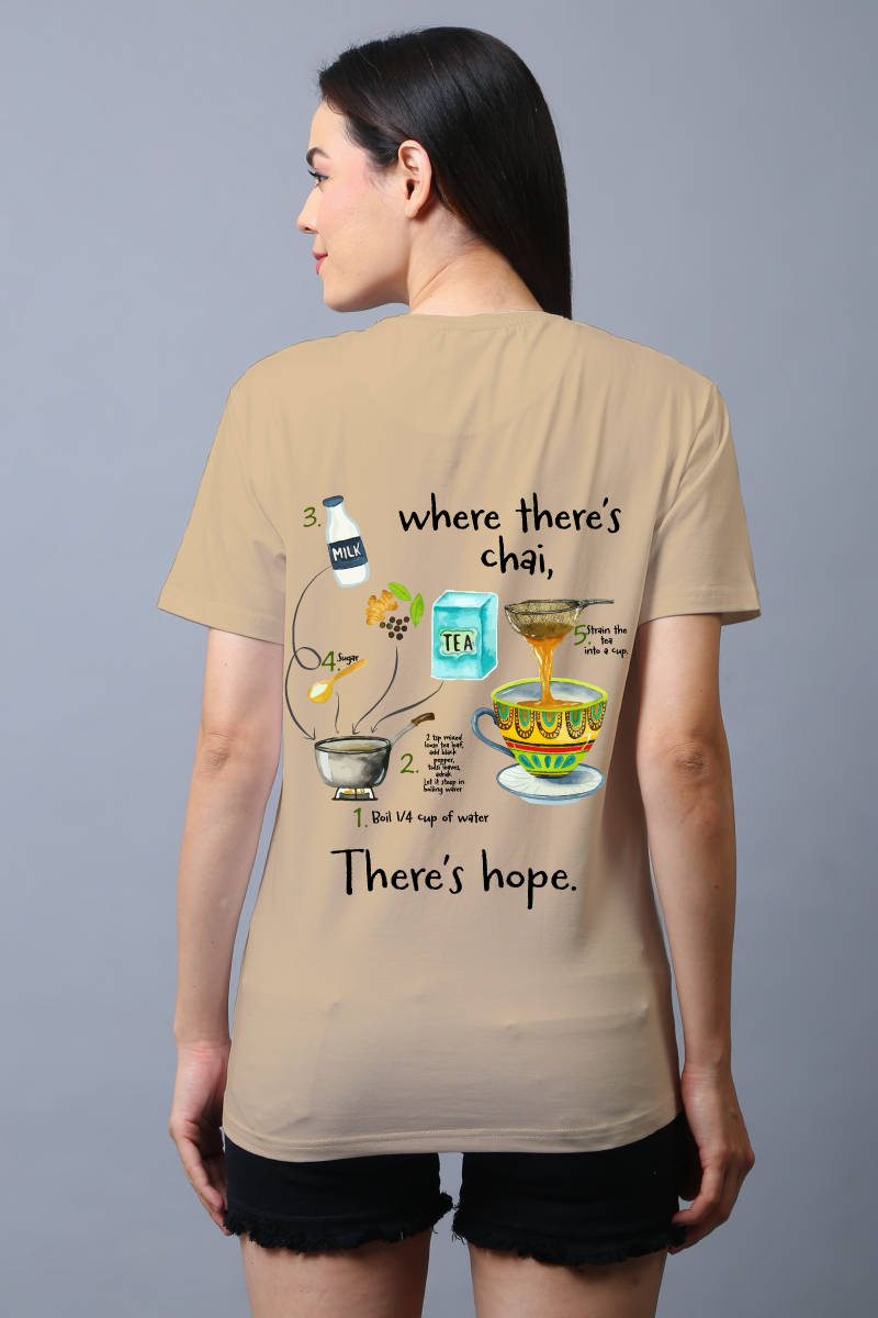 Chai Hope Regular Fit Unisex Tee