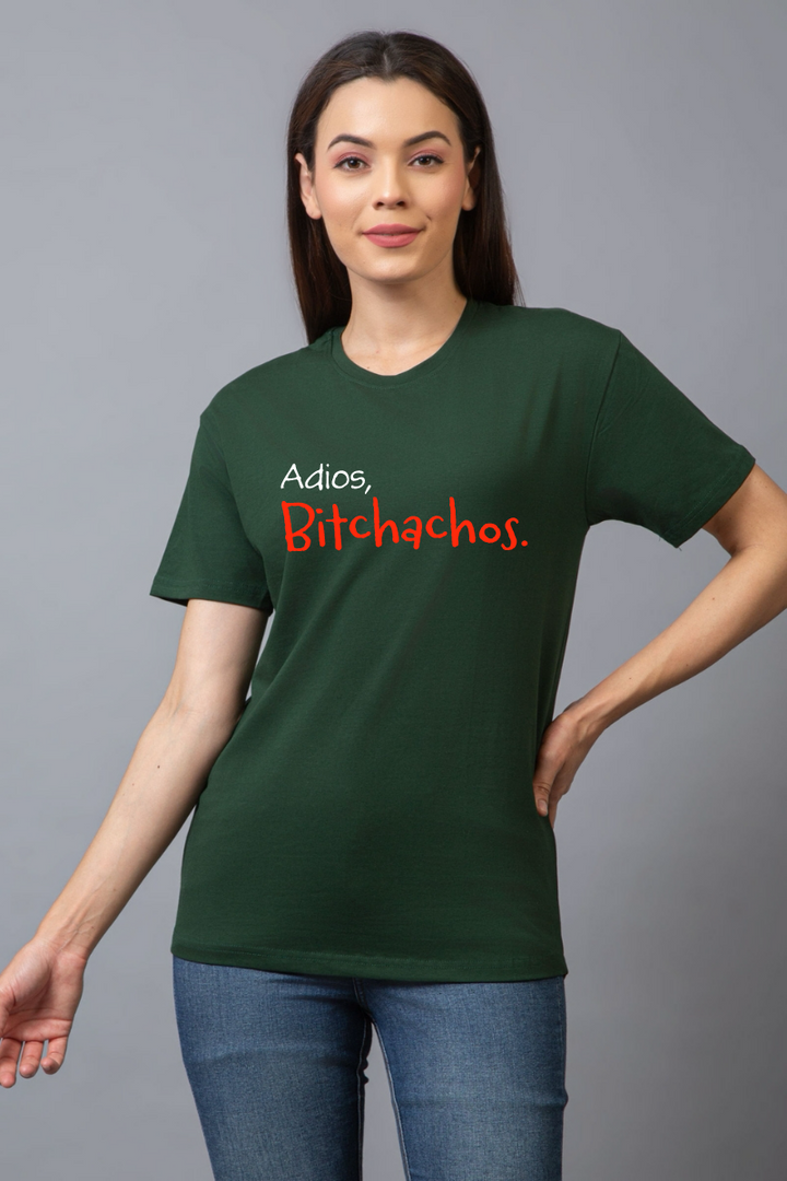Adios Bitchaos Regular Fit Unisex Tee