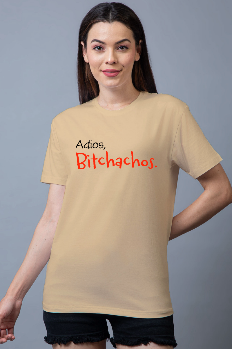 Adios Bitchaos Regular Fit Unisex Tee