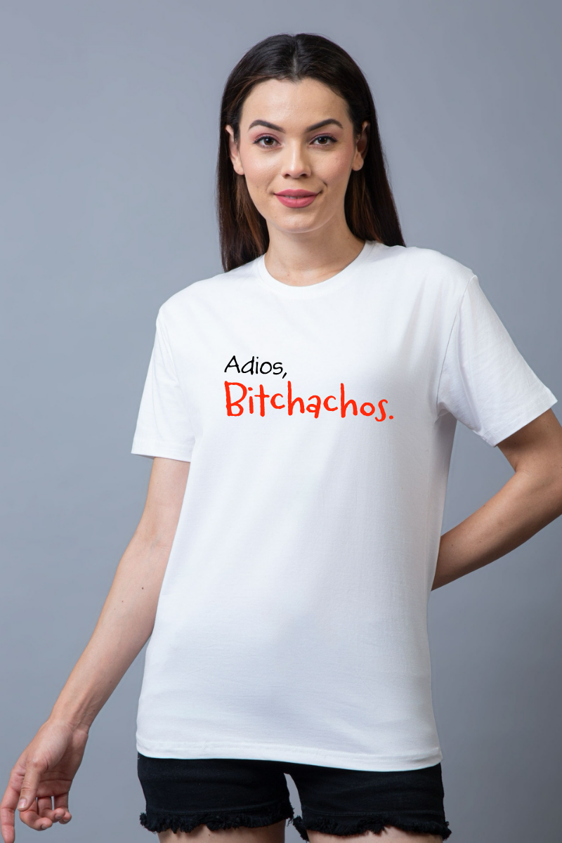 Adios Bitchaos Regular Fit Unisex Tee