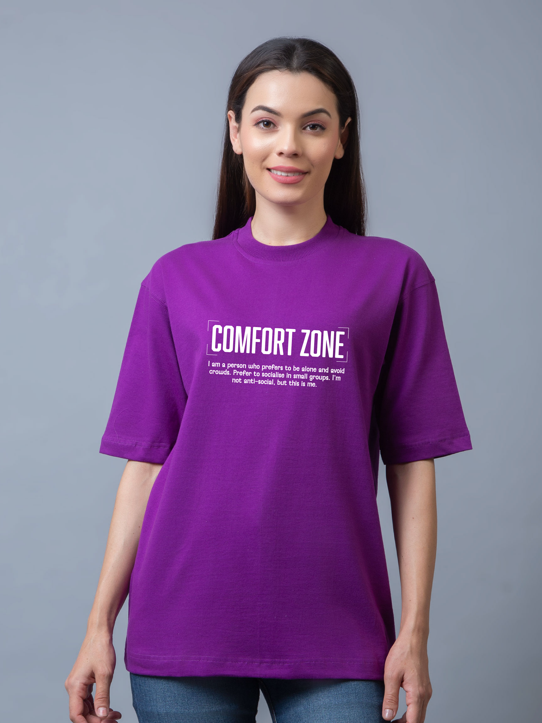 Social Introvert Oversized Unisex Tee