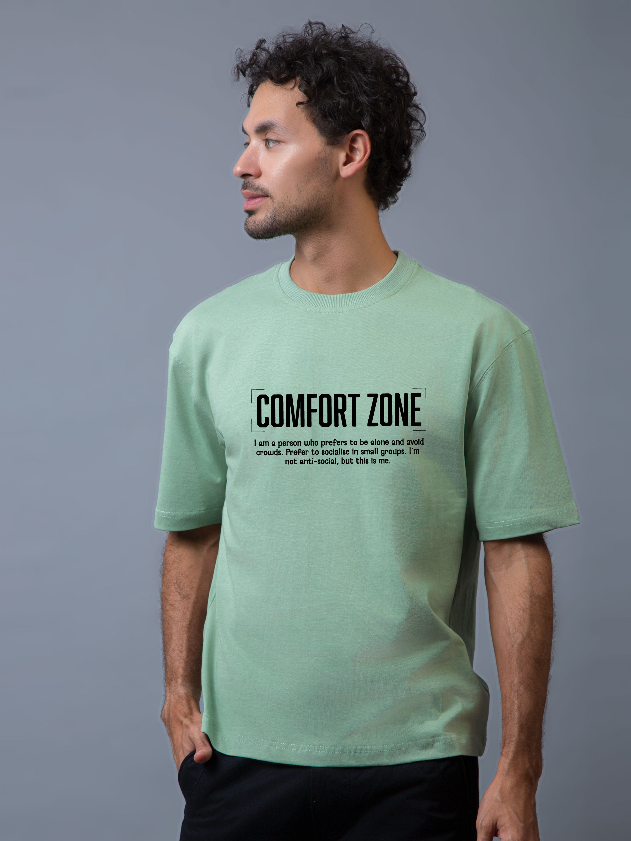 Social Introvert Oversized Unisex Tee