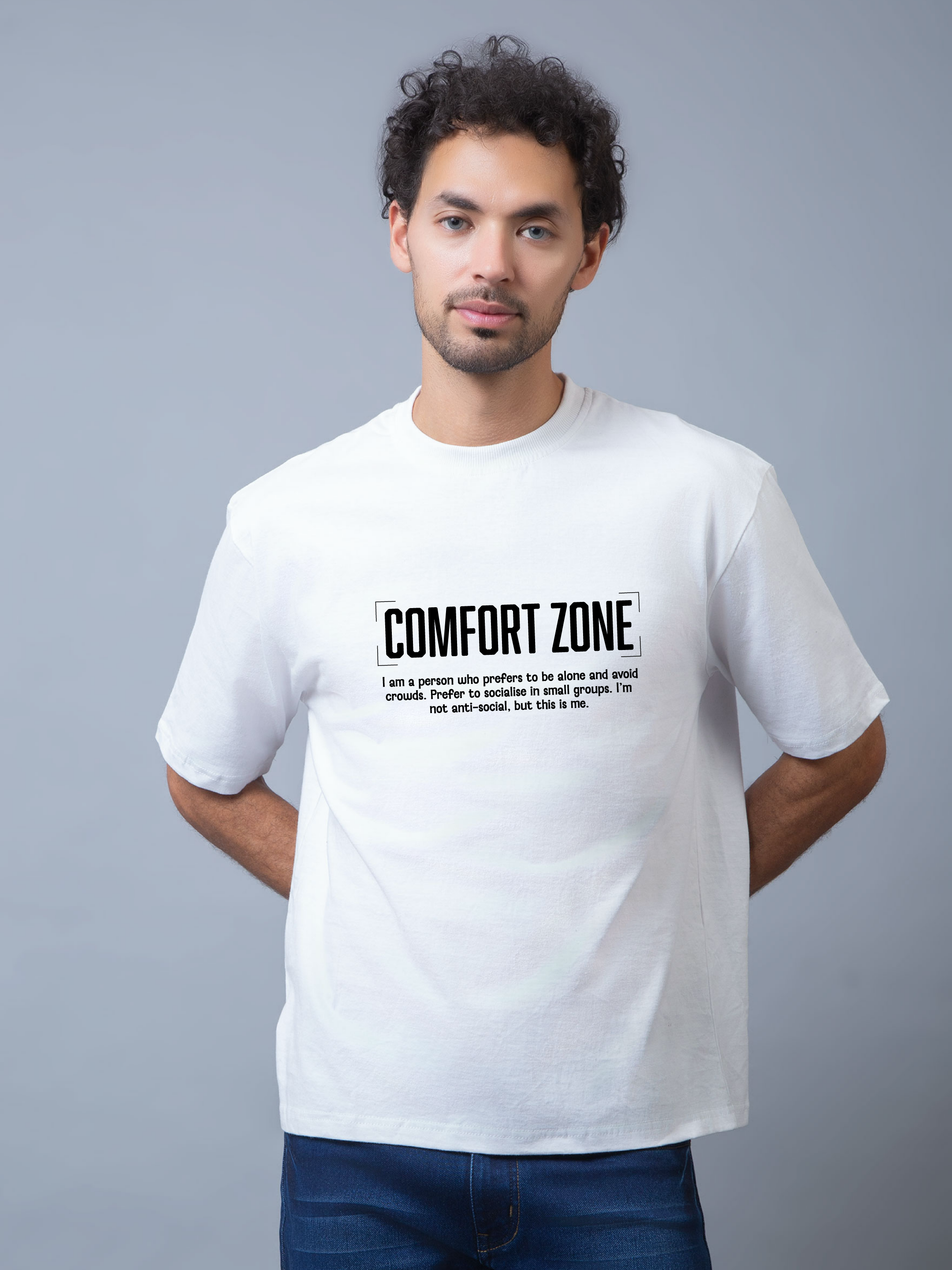 Social Introvert Oversized Unisex Tee